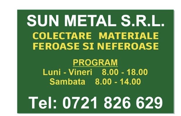 Servicii de colectare deseuri feroase si neferoase!